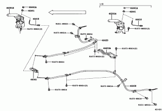 PARKING BRAKE & CABLE 1